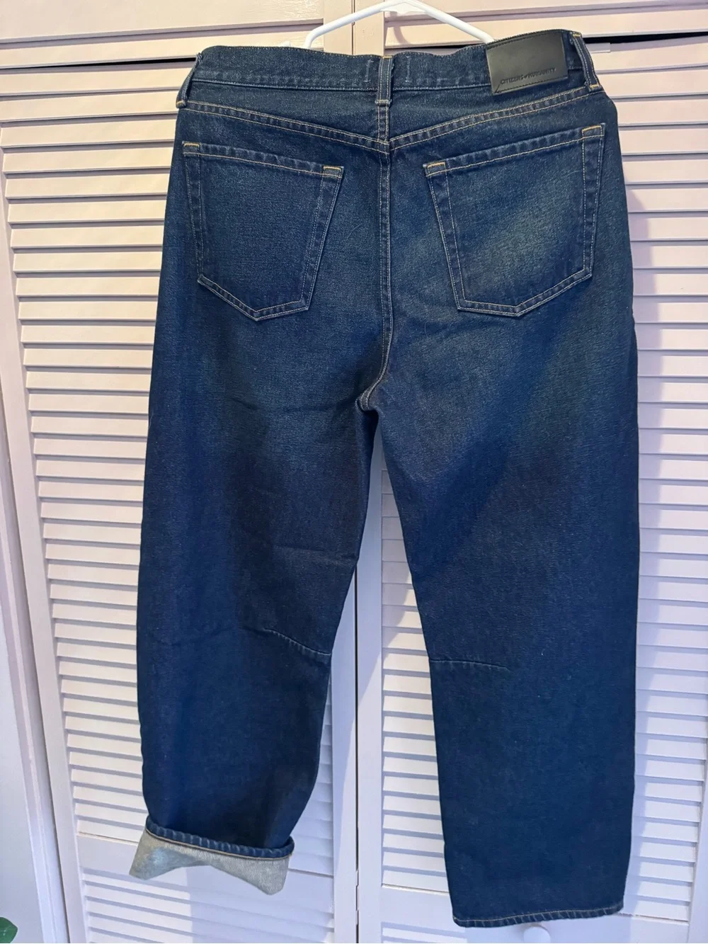 Vince Miro Long Relaxed slight barrel Jeans in Medina Blue - Picture 4 of 5